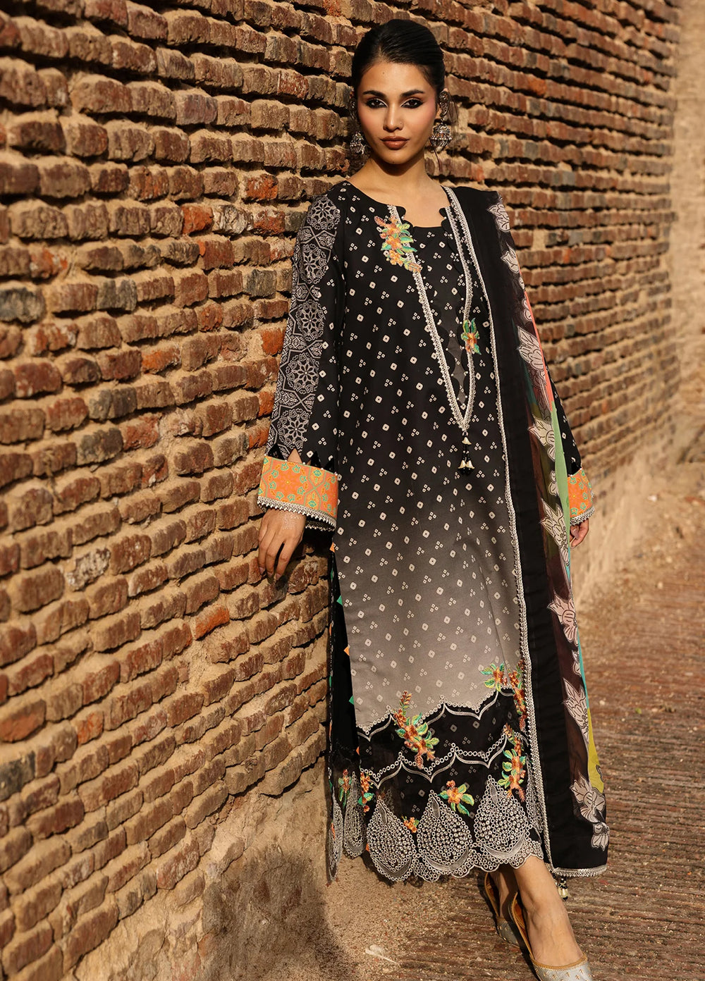 Chunri by Charizma Unstitched Embroidered Lawn 3 Piece Suit CHR26UCL CHN6-02 - Summer Collection