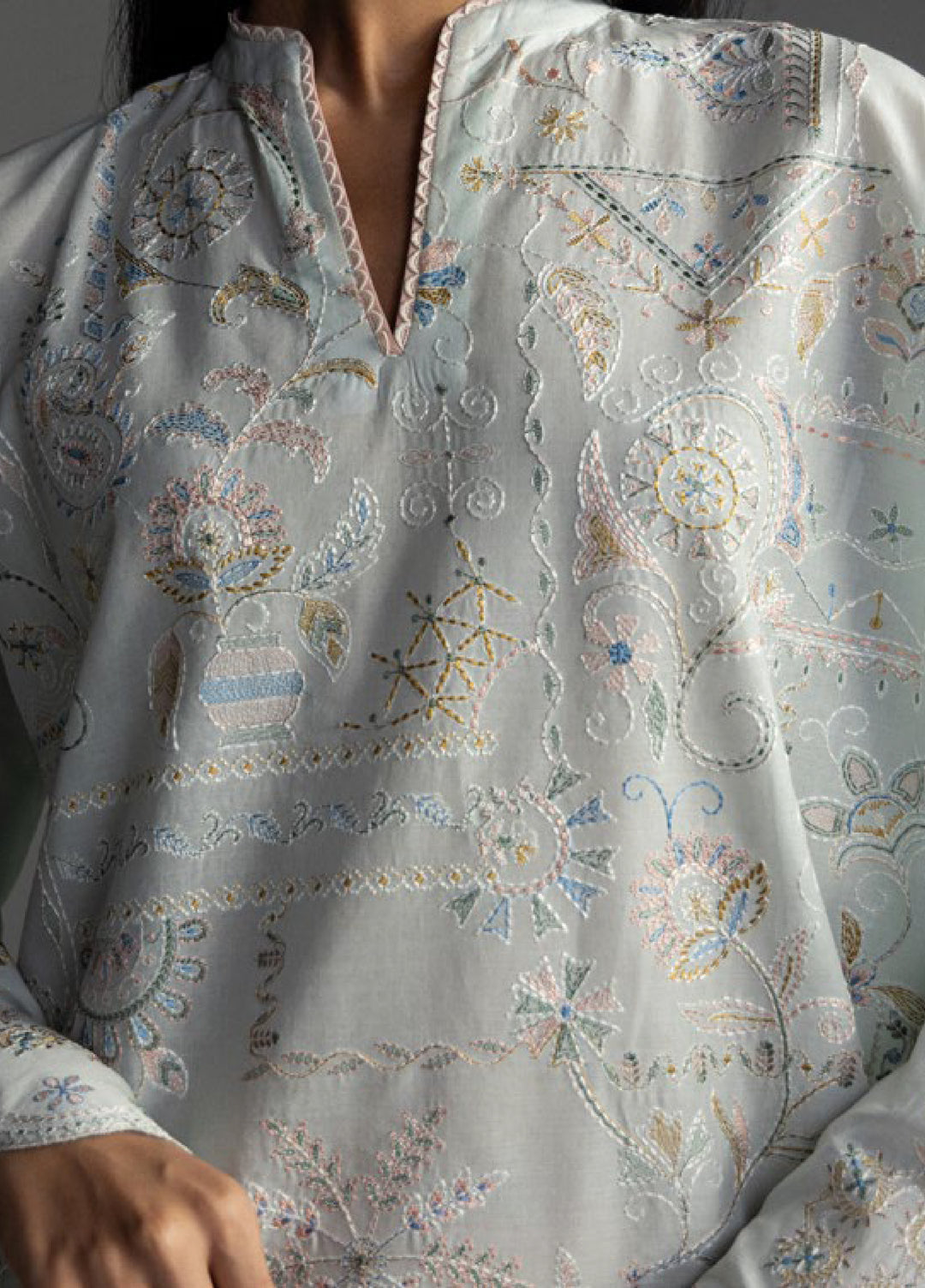 Coco by Zara Shahjahan Unstitched Embroidered Lawn 3 Piece Suit CZS26UL VEYA-7B - Summer Collection