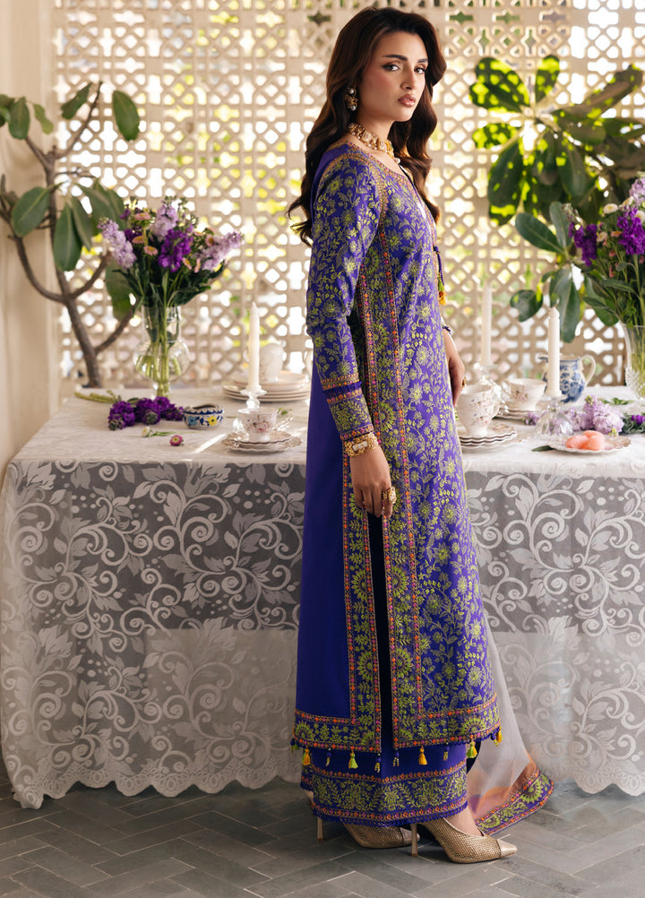 Charizma Unstitched Embroidered Luxury Lawn 3 Piece Suit CHR26ULL ED6-04 - Eid Collection
