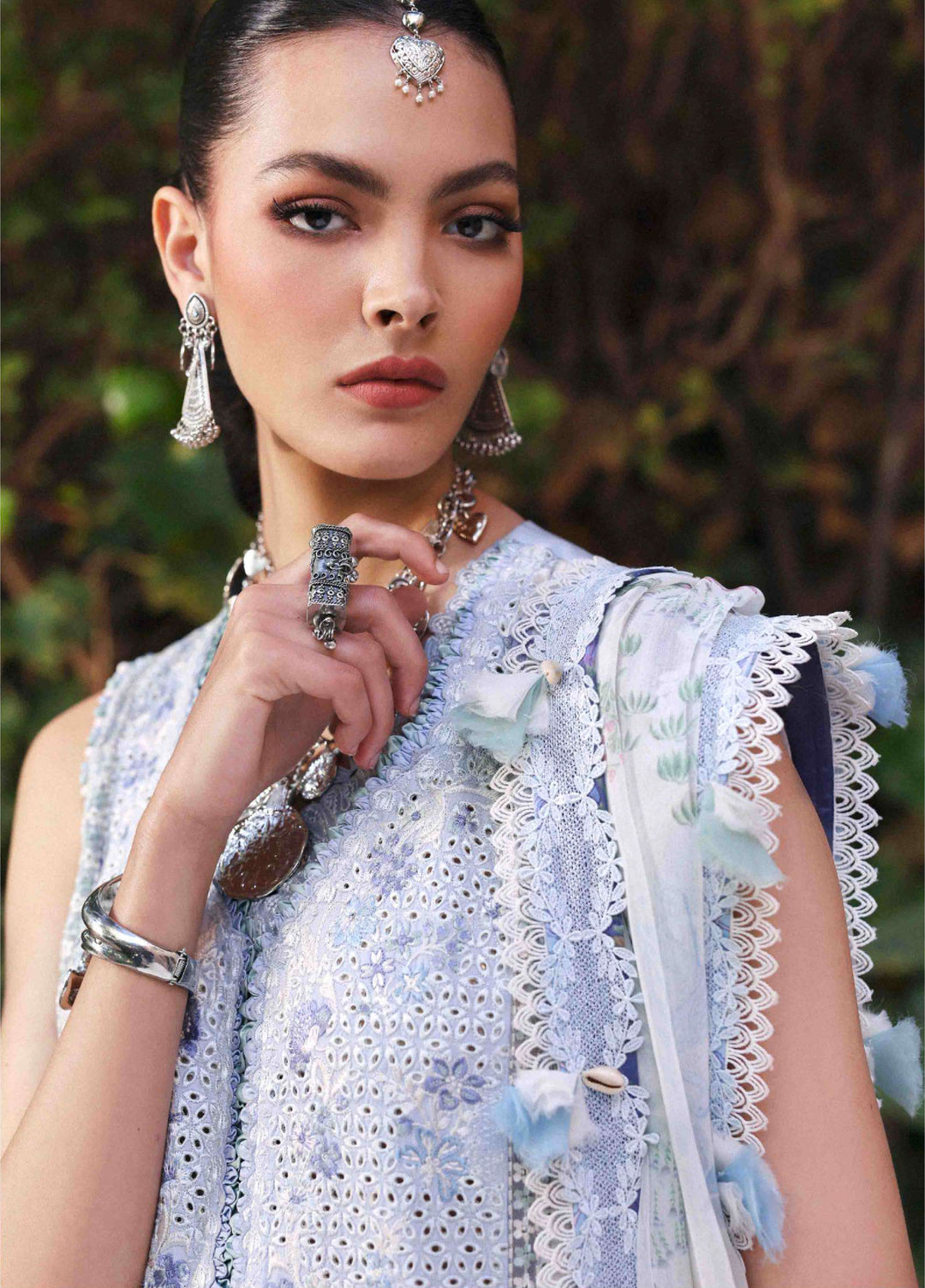 Reine by Republic Womenswear Unstitched Embroidered Luxury Lawn 3 Piece Suit RW26UTL D-01A - Eid Collection