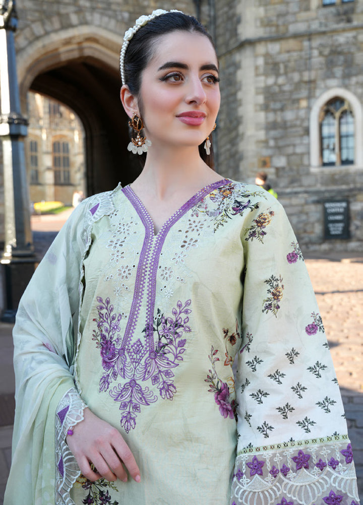 Al Zohaib Printkari Unstitched Embroidered Lawn 3 Piece Suit AZ26ULP 02 - Summer Collection