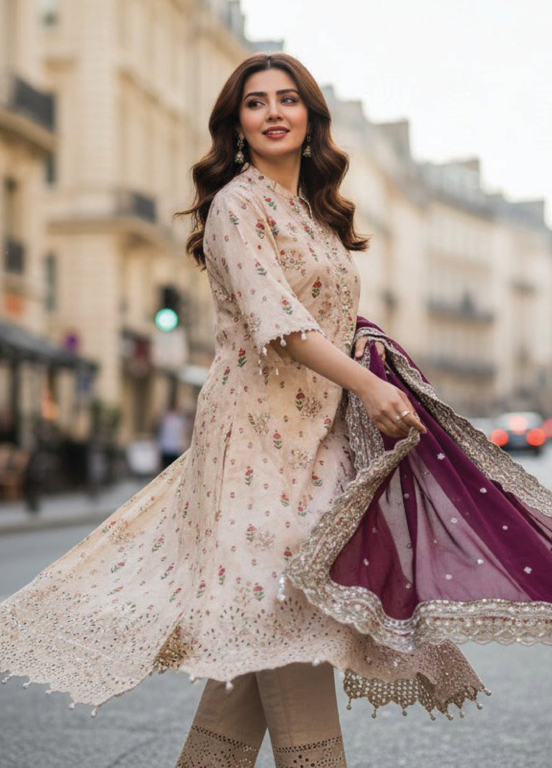 Salina by Regalia Textile Unstitched Embroidered Lawn 3 Piece Suit RG26EU D-2 - Summer Collection