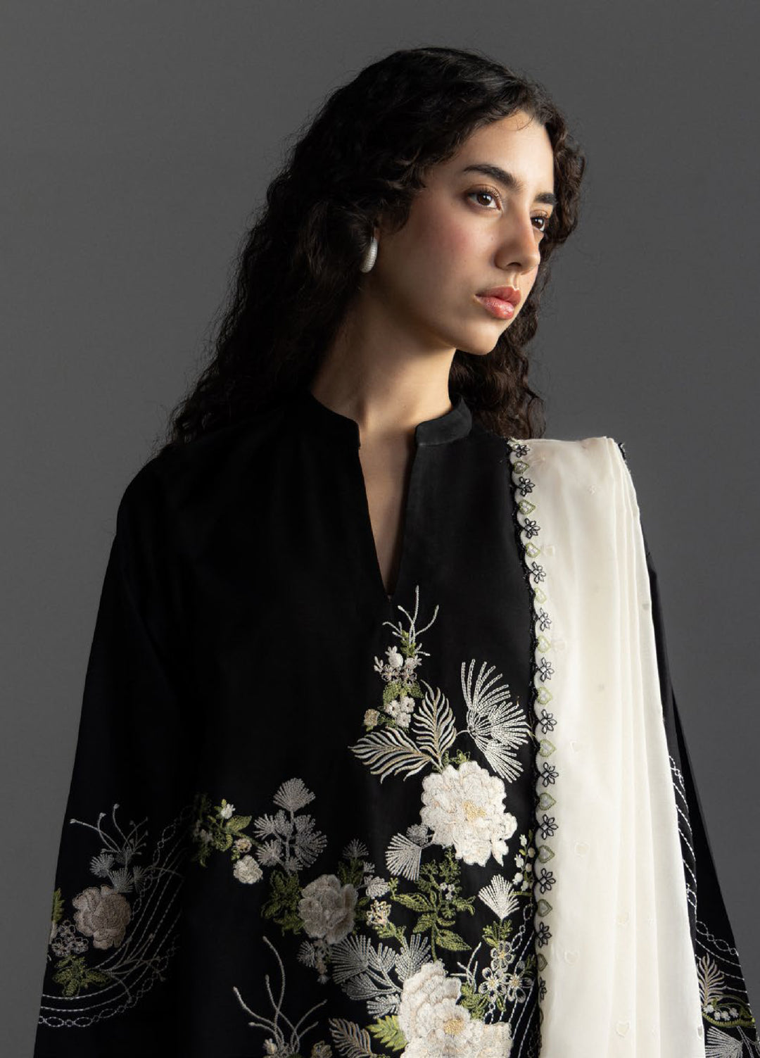 Coco by Zara Shahjahan Unstitched Embroidered Lawn 3 Piece Suit CZS26UL EVIA-9A - Summer Collection