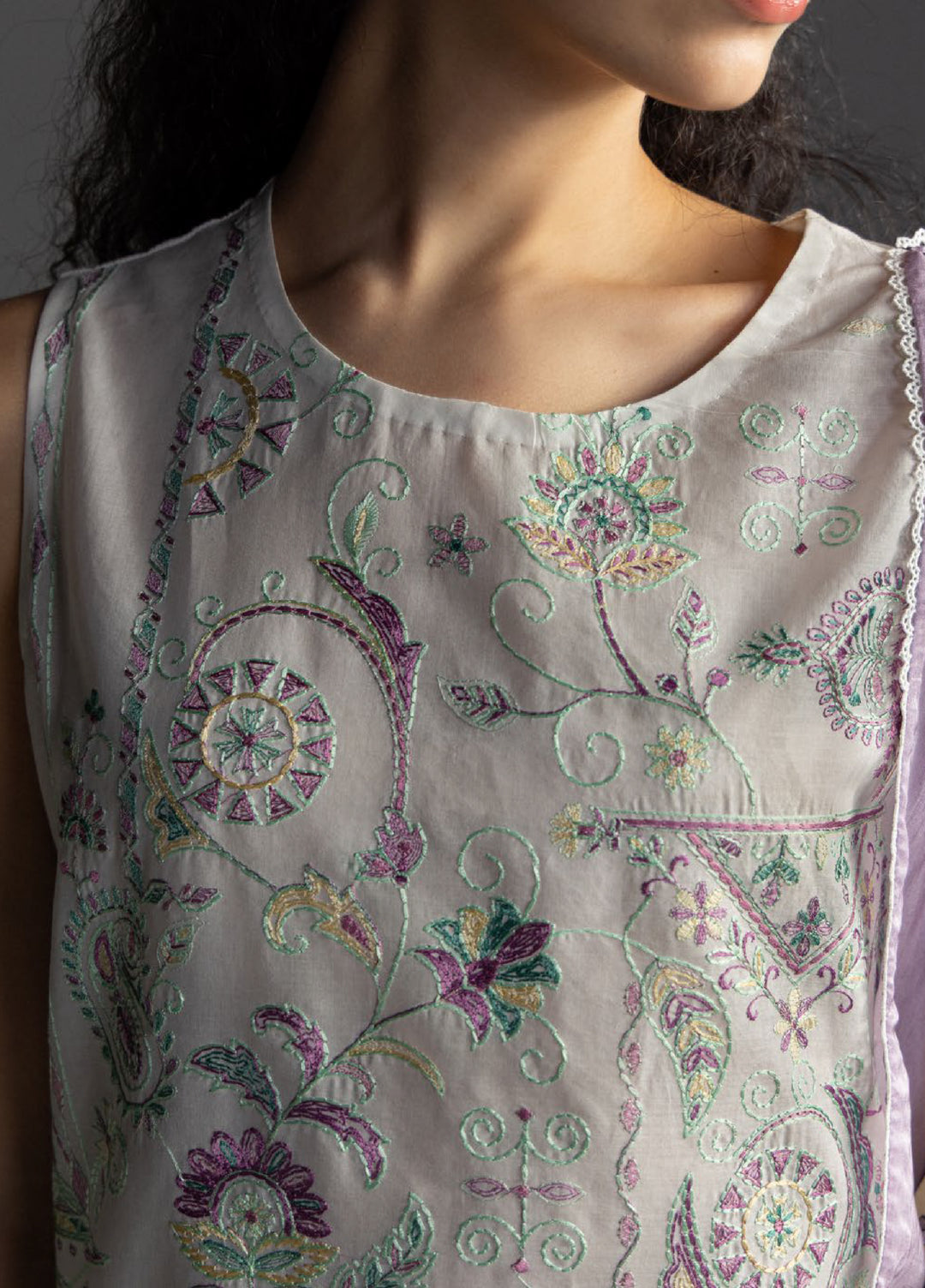 Coco by Zara Shahjahan Unstitched Embroidered Lawn 3 Piece Suit CZS26UL VEYA-7A - Summer Collection