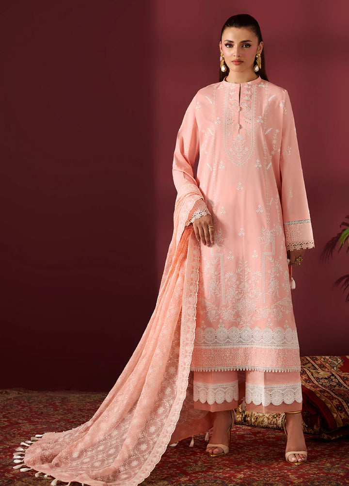 Alizeh Fashion Unstitched Embroidered Lawn 3 Piece Suit AF26ULE AF-EL-7063-HAWK - Summer Collection