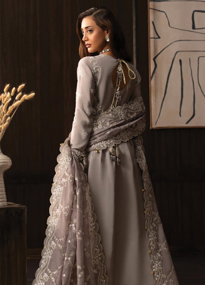Lady by Aik Atelier Unstitched Tussar Silk Embroidered Suits 3 Piece AIK25L D-07 AIK25L - Festive Collection