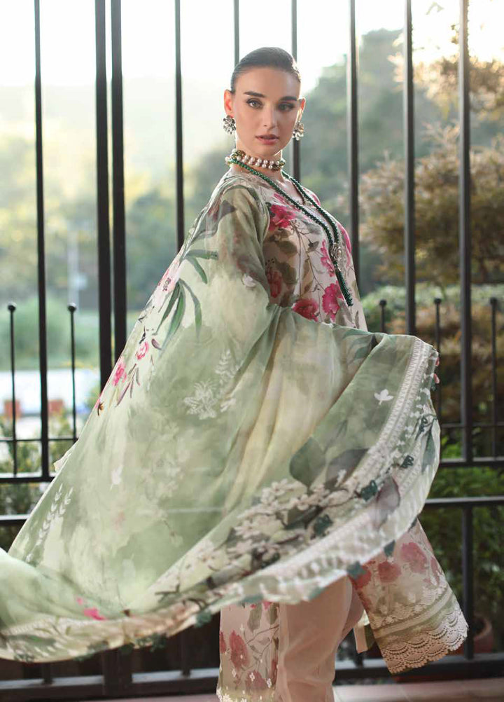 Signature Prints by Nureh Unstitched Embroidered Swiss Lawn 3 Piece Suit NU26SSL SP-200 - Festive Collection