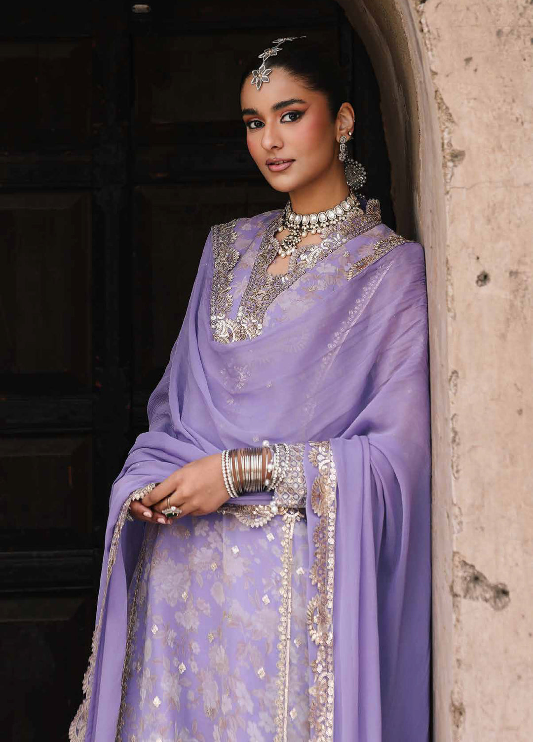 Vasal by Charizma Unstitched Embroidered Chiffon 3 Piece Suit CHR26UVC VSL6-11 - Festive Collection