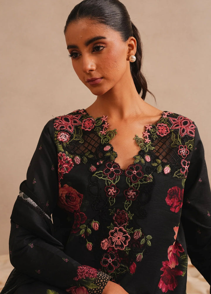 Meraki by Asifa and Nabeel Unstitched Embroidered Lawn 3 Pcs Suit AN26UM MSSL-07 Azure Bloom - Summer