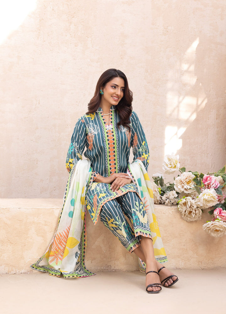 Cocoon by Regalia Textiles Unstitched Printed Lawn 3 Piece Suit RG26UCL D-8 - Summer Collection
