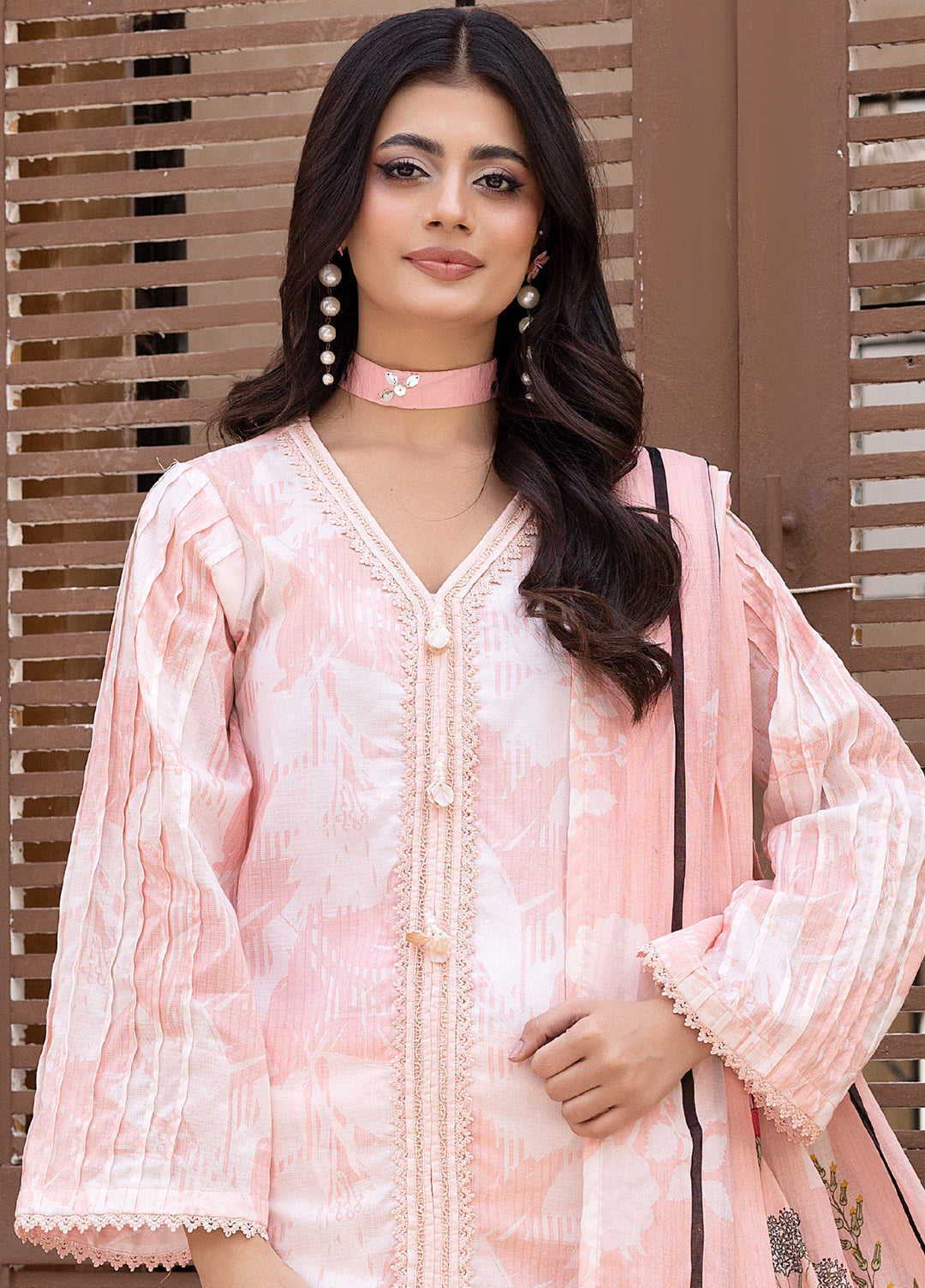 Regalia Textiles Unstitched Printed Karandi Lawn 3 Piece Suit RG26UKL D-7 - Summer Collection