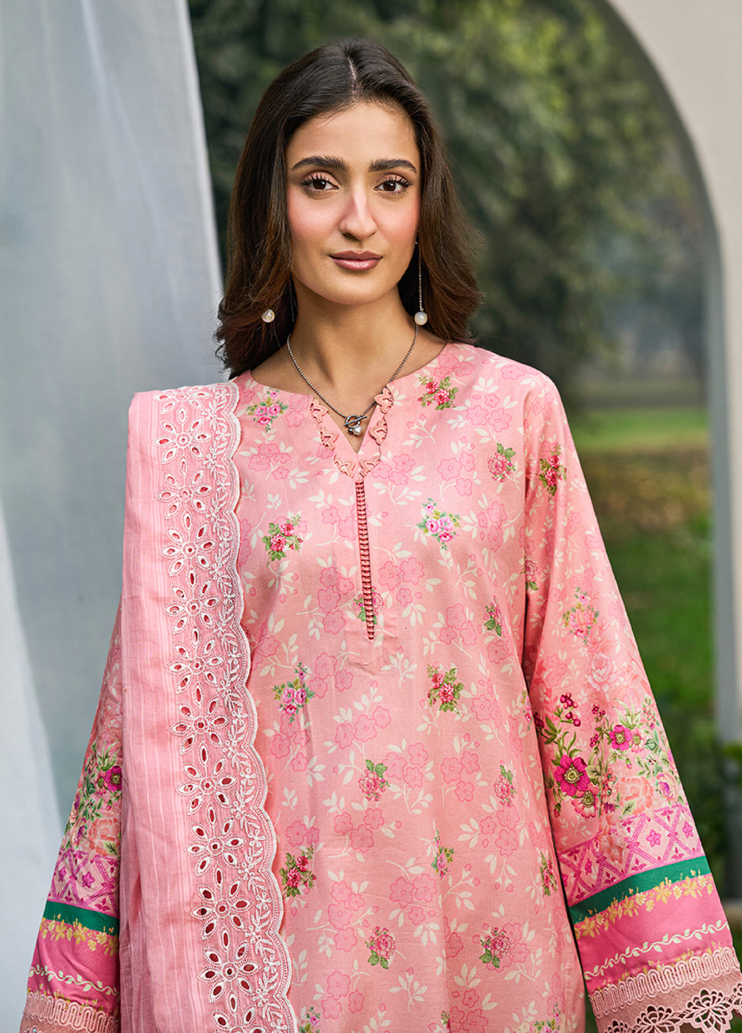 Raha Summer Prints by RajBari Unstitched Printed Lawn 3 Piece Suit RB26URS D-01 - Summer Collection