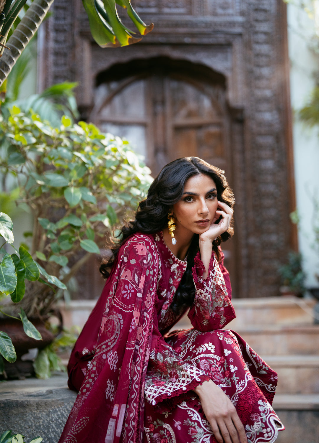 Florent Unstitched Embroidered Luxury Lawn 3 Piece Suit FL26FLL FZ-3B - Eid Collection