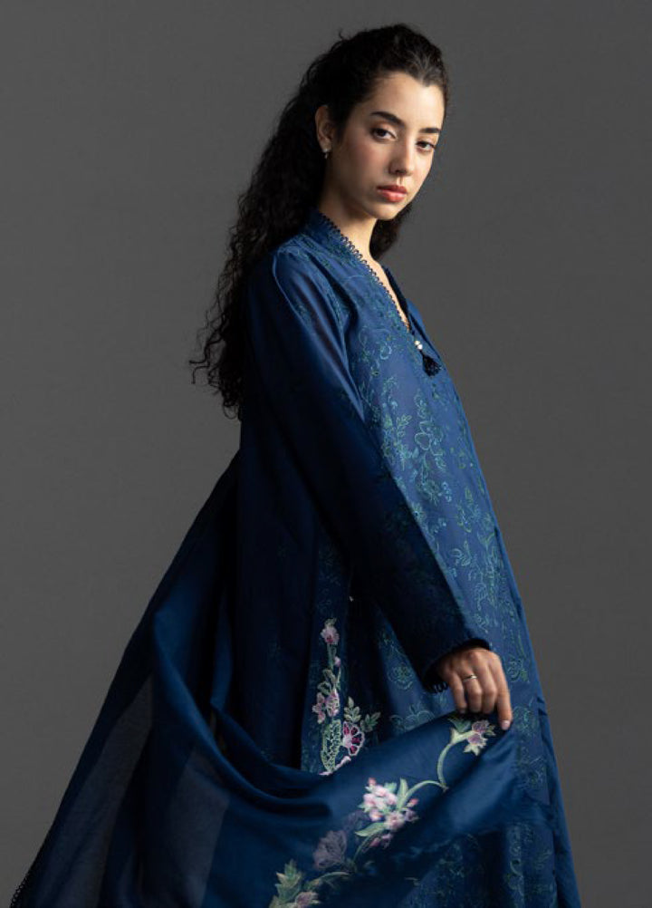 Coco by Zara Shahjahan Unstitched Embroidered Lawn 3 Piece Suit CZS26UL LIORA-8A - Summer Collection