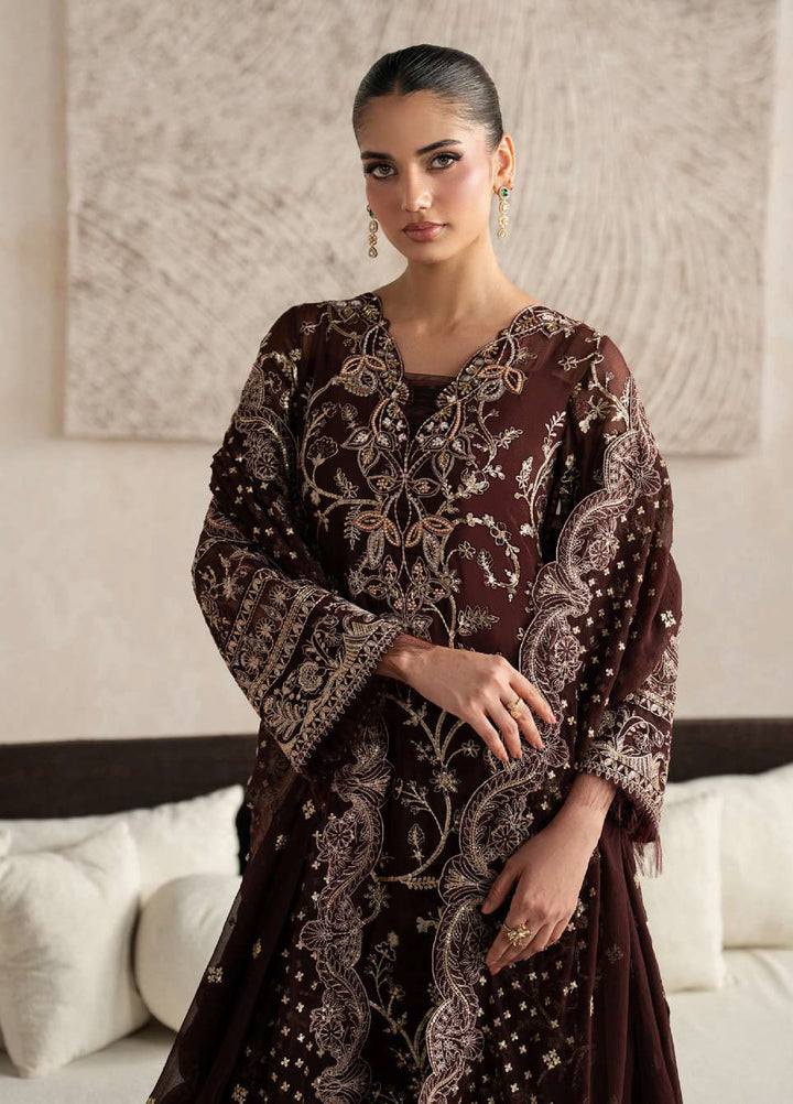 Gulaal Unstitched Embroidered Chiffon 3 Piece Suit GL26ULW Sofiya D-57 - Wedding Collection