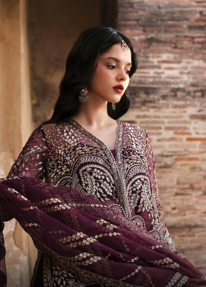 Kaashvi by Ayzel Unstitched Organza Embroidered Suits 3 Piece AAF25KW TARAANI AZW-25-V2-10 - Wedding Collection