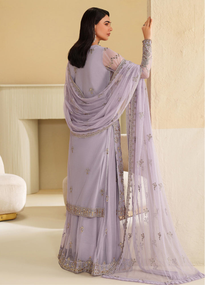 Roohi By Zarif Unstitched Formal Embroidered Net Suits 4 Piece ZRF25RF RFE-04 Sirha - Formals Collection