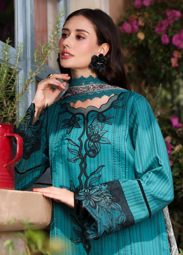 Rang Rasiya Lifestyle Lawn Unstitched Embroidered 3 Piece Suit RR25ULS ROSEMARY - Summer Collection