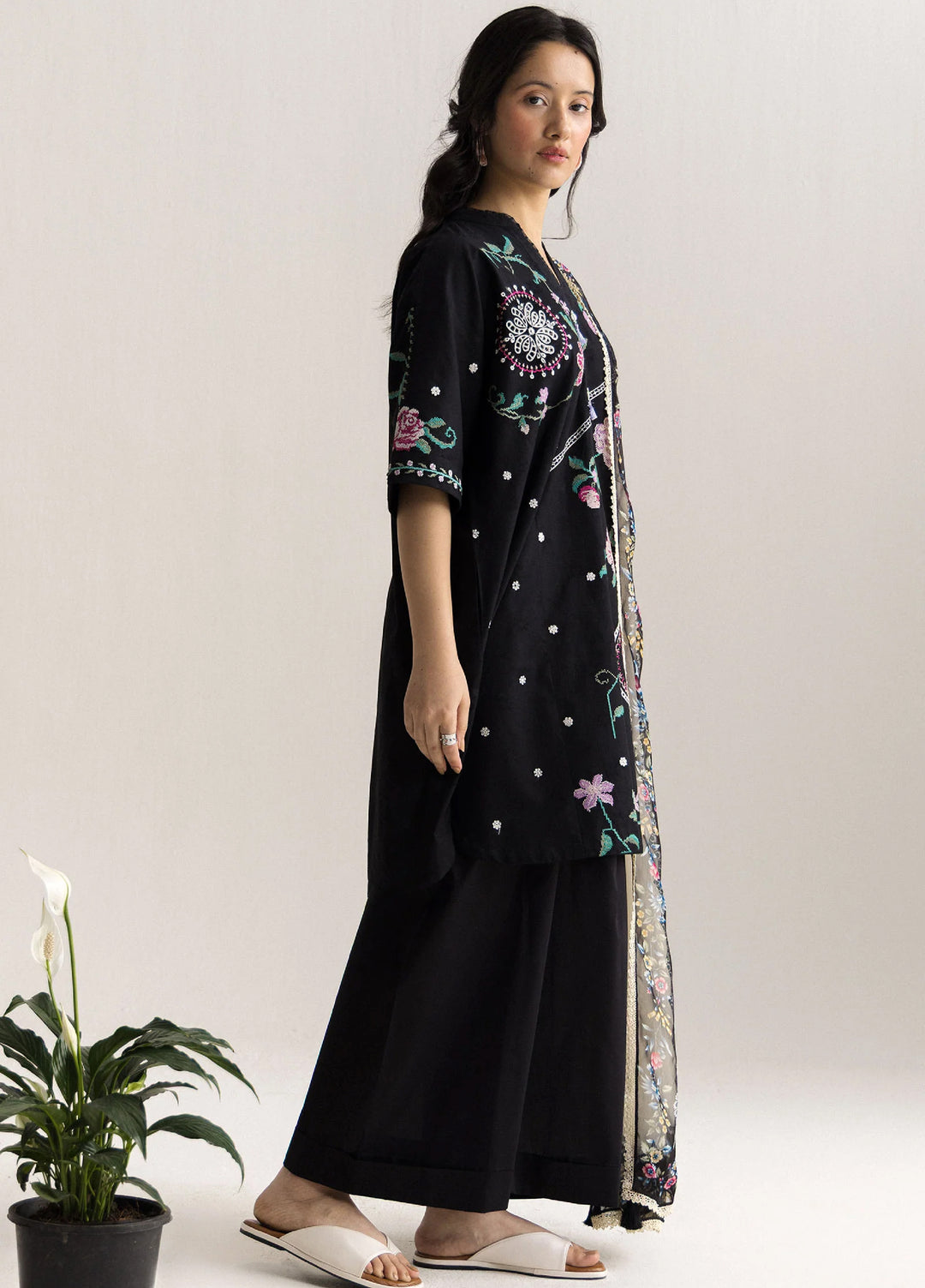 Coco by Zara Shahjahan Unstitched Embroidered Lawn 3 Piece Suit CZS26UCLP INES-6A - Eid Collection