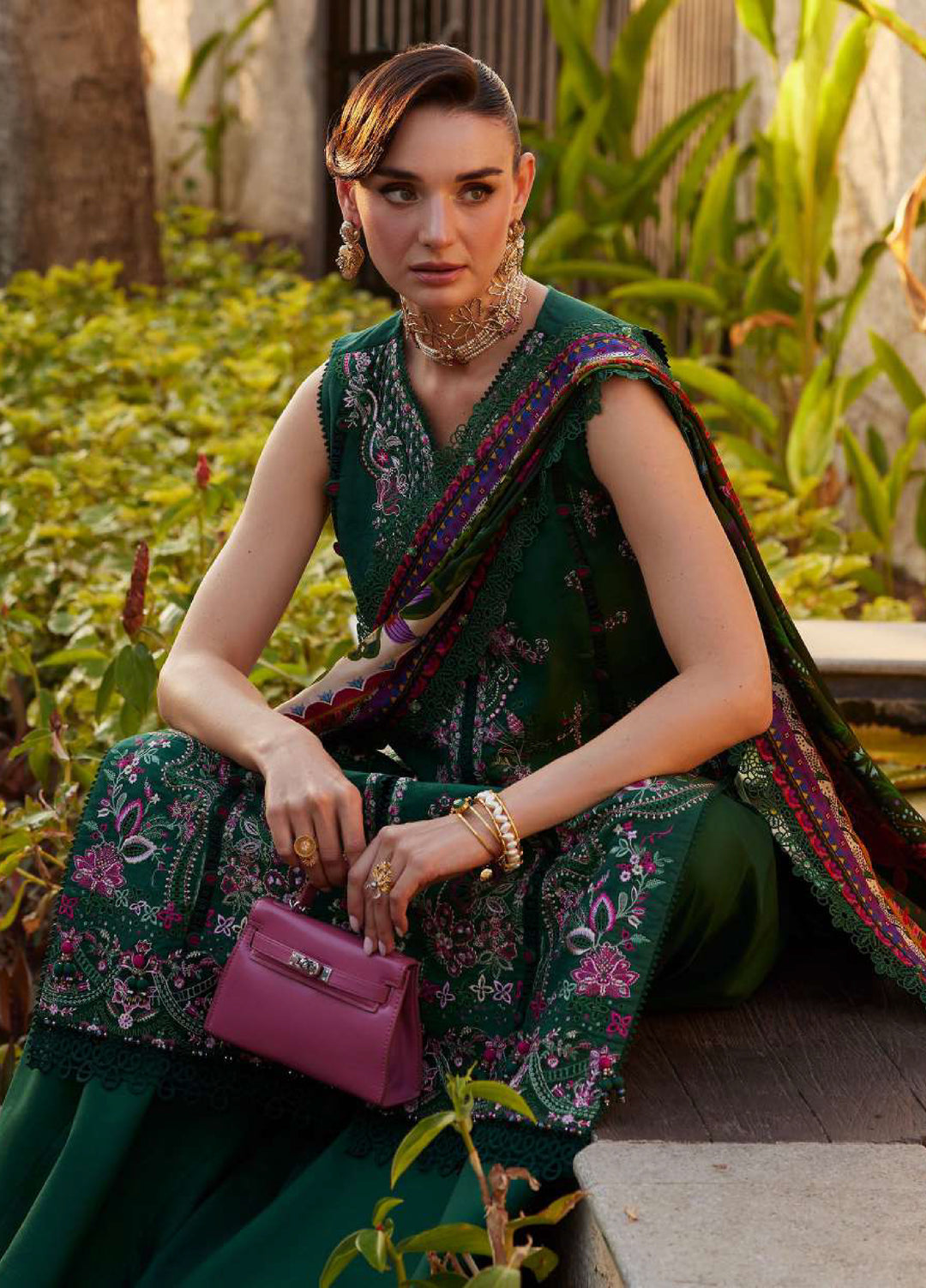 Ariya by Kanwal Malik Unstitched Embroidered Luxury Lawn 3 Piece Suit KM26UA D-8 SERENA - Summer Collection