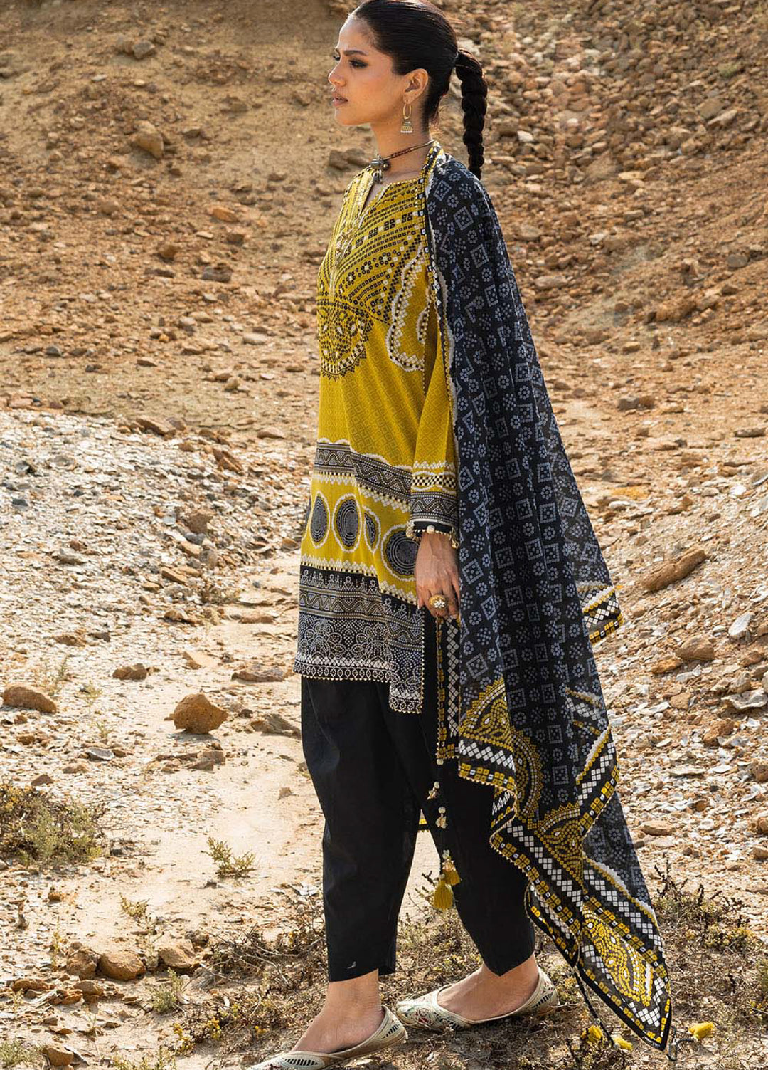 The Chunri by Gul Ahmed Unstitched Printed Lawn 3 Piece Suit GA26UTCL CL-62173 B - Summer Collection