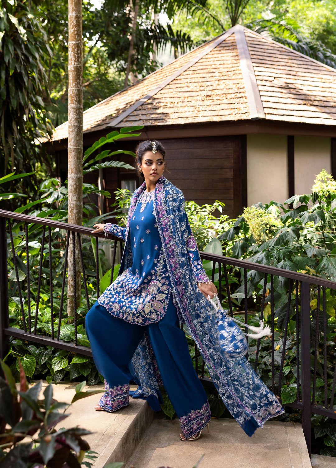 Saira Rizwan Unstitched Raw Silk Embroidered Suits 3 Piece SR25UF SRF25-08 Delara - Festive Collection