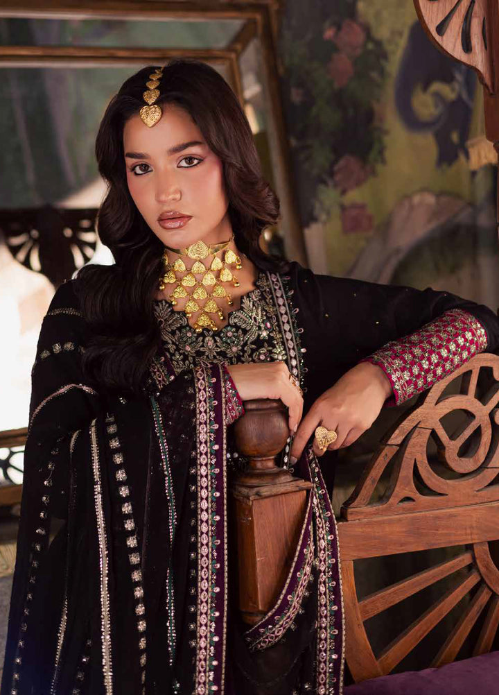 Nureh Nur Mahal The Silk Edit Unstitched Suits 3 Piece NU25NM NE-197 - Festive Collection