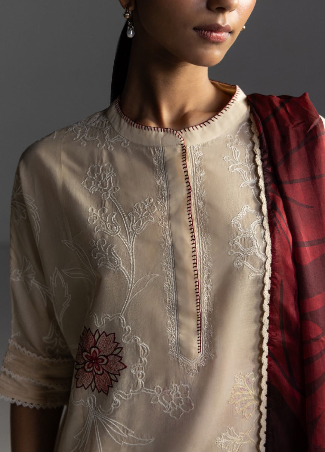 Coco by Zara Shahjahan Unstitched Embroidered Lawn 3 Piece Suit CZS26UL ISLA-4A - Summer Collection