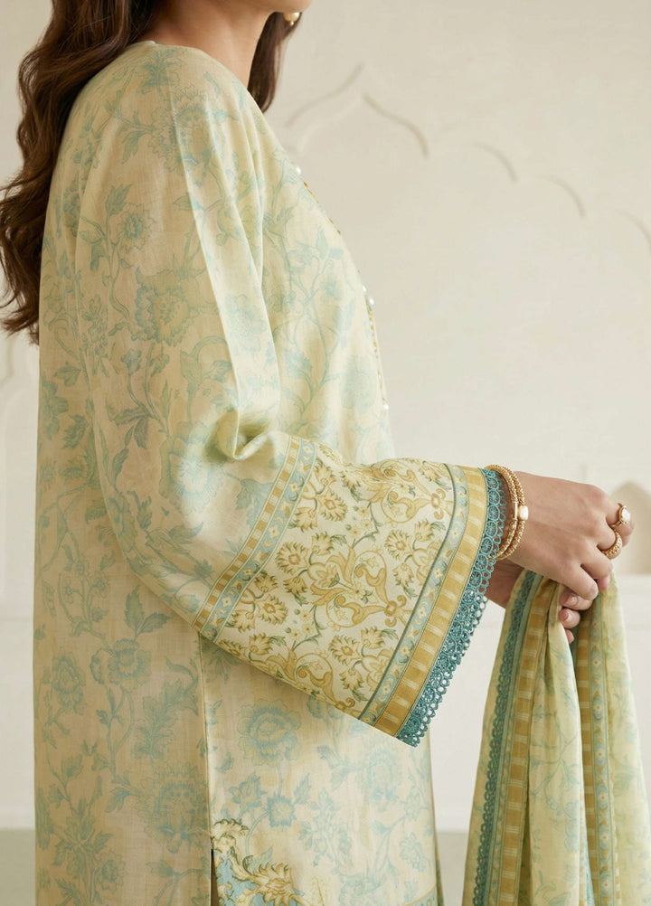 Zellbury Unstitched Printed Lawn 3 Piece Suit ZB26ULIV WUS26X31016 - Casual Collection