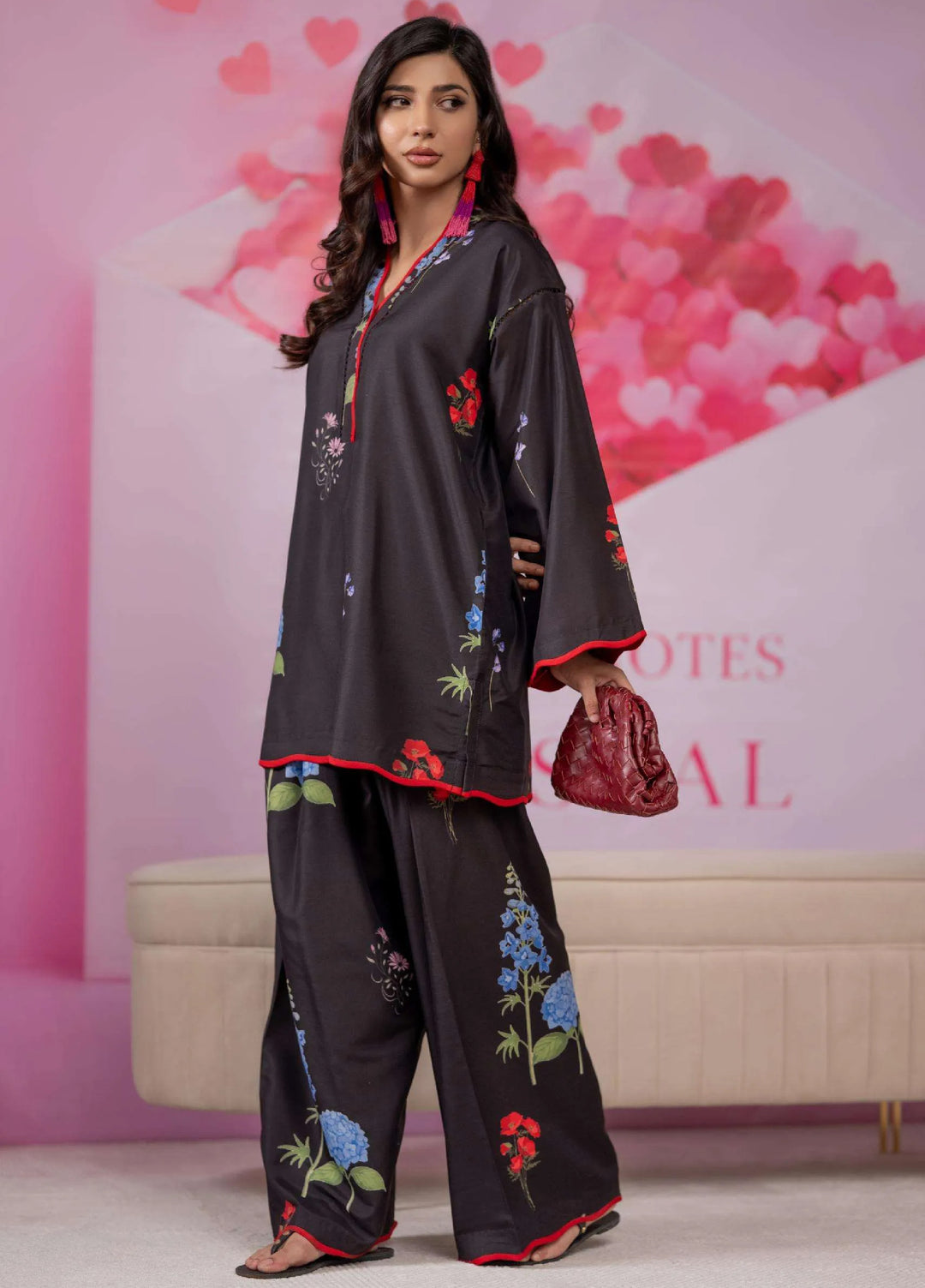 Minor Defect by Ayesha Somaya RTW Printed Lawn Silk 2 Piece Suit Ebony Casual Collection