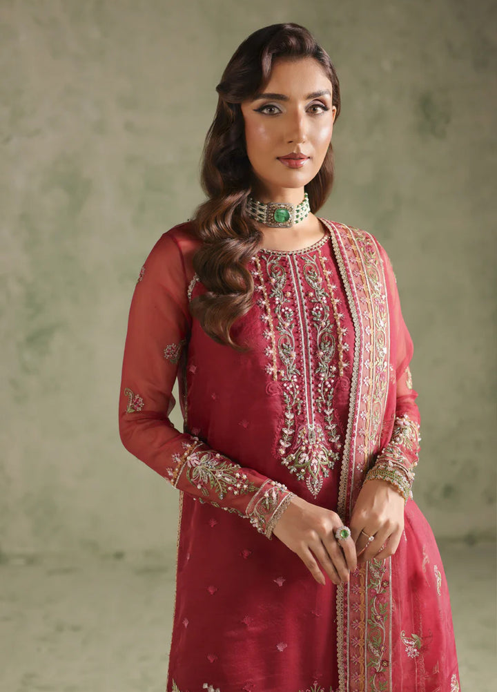 Esmeree by Imran Ramzan Embroidered Unstitched Organza 3 Piece Eden Di Rubino - Formals Collection