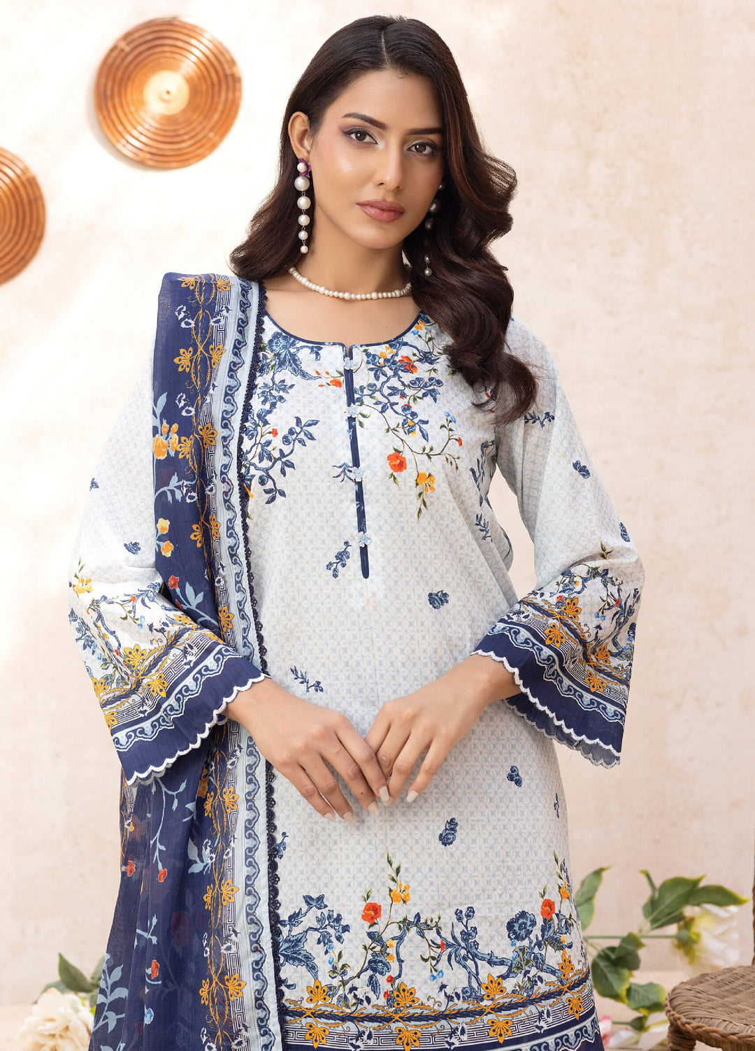 Cocoon by Regalia Textiles Unstitched Printed Lawn 3 Piece Suit RG26UCL D-4 - Summer Collection