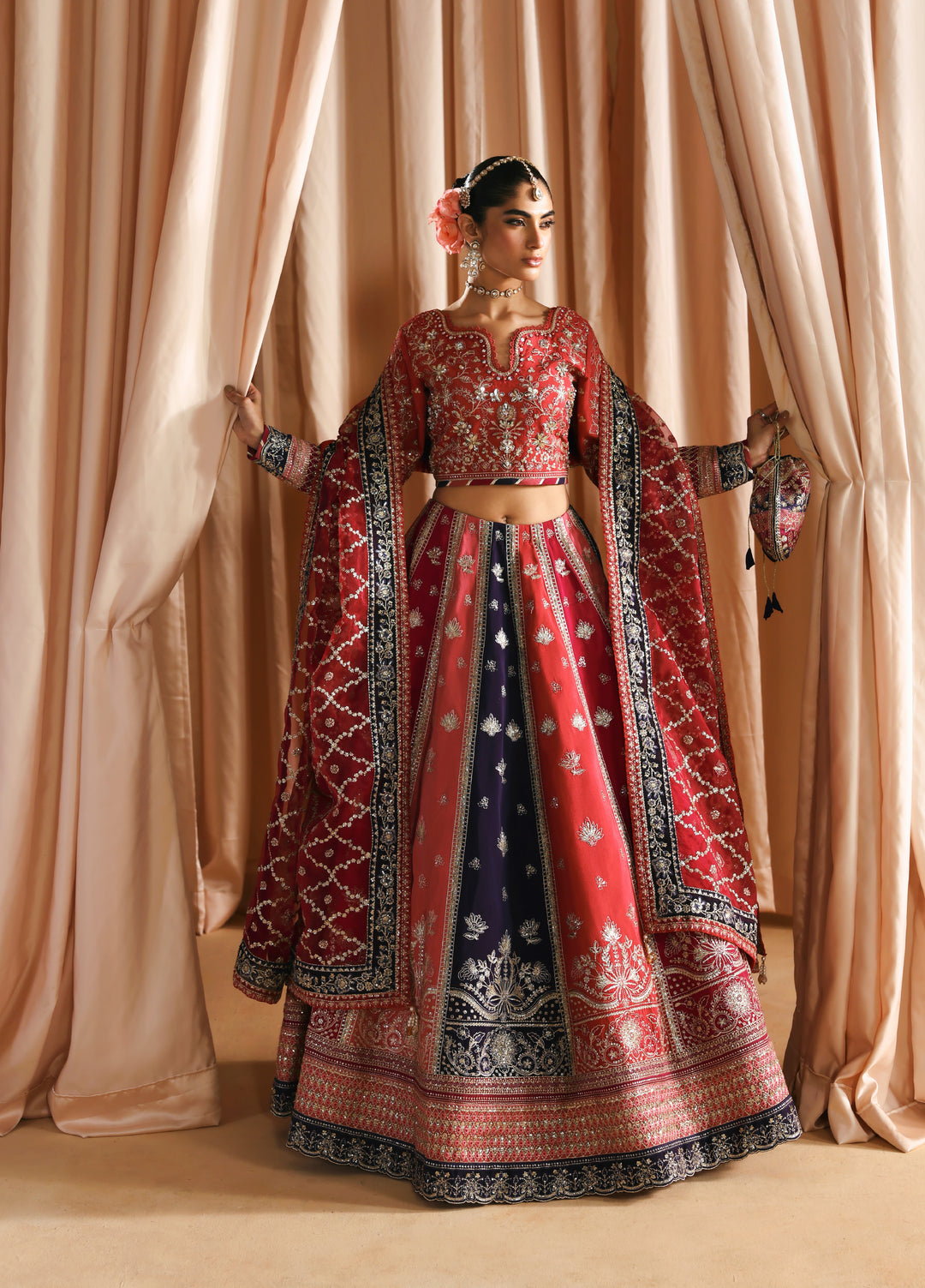 Gulaal Unstitched Embroidered Silk Suits 3 Piece GL25UW AYSANA-WU-11 - Wedding Collection