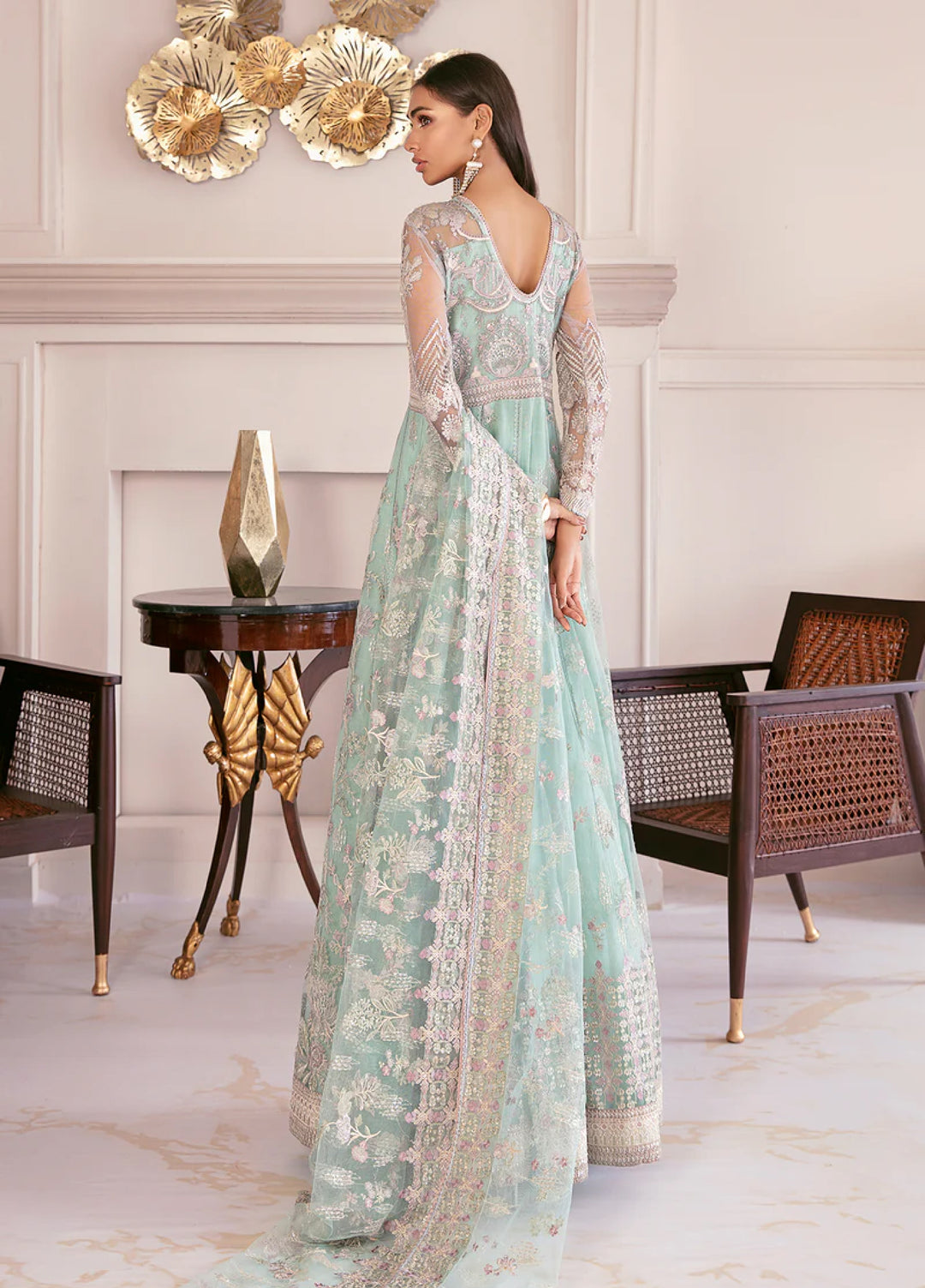 Chantelle by Baroque Unstitched Embroidered Net 3 Piece Suit BQ26UFC BQU-CH08-D10 - Festive Collection