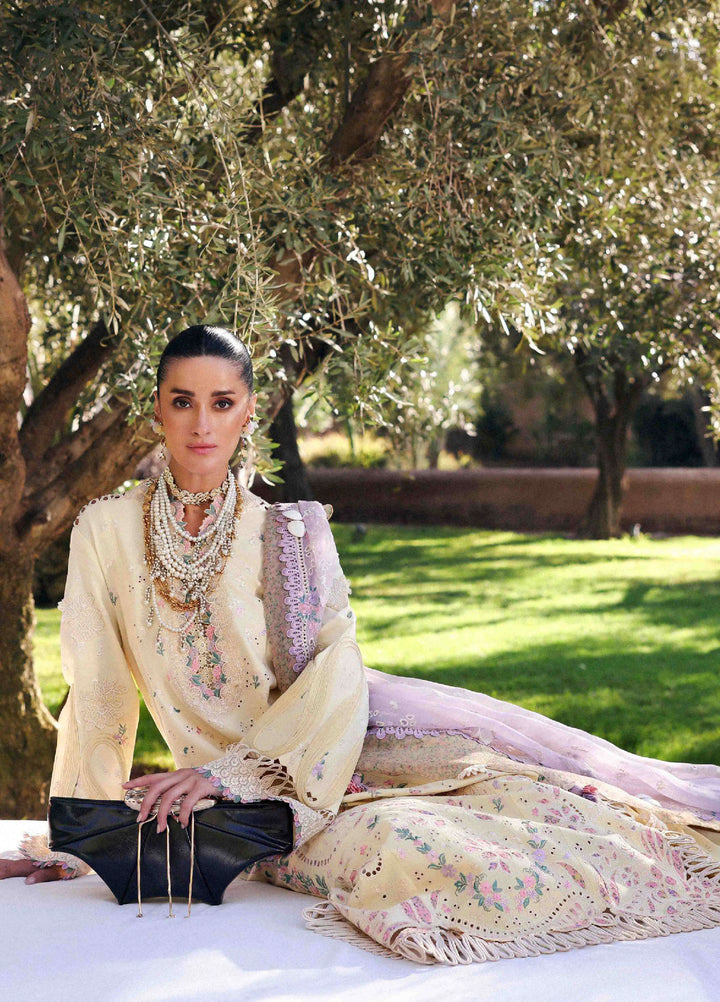 Reine by Republic Womenswear Unstitched Embroidered Luxury Lawn 3 Piece Suit RW26UTL D-07B - Eid Collection