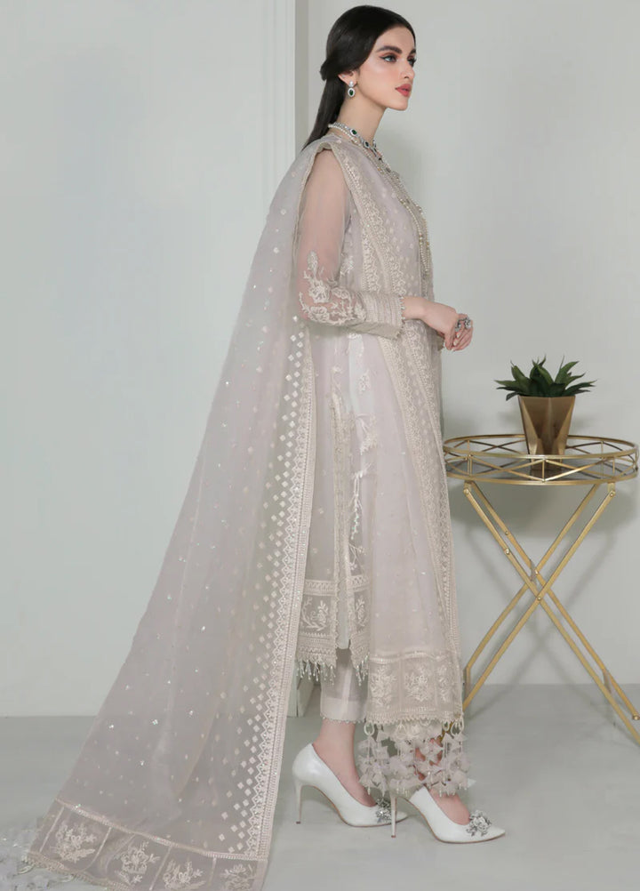 Chantelle by Baroque Unstitched Embroidered Chiffon 3 Piece Suit BQ26UFC BQU-UF-D-186 - Festive Collection