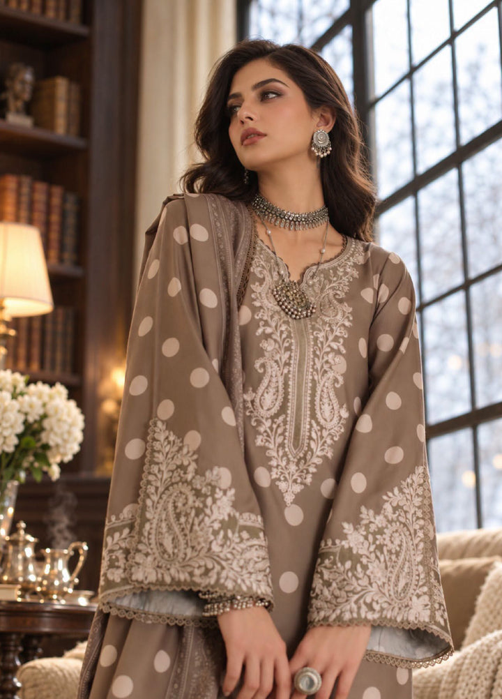 Noor by Saadia Asad Unstitched Printed Linen 3 Piece Suit SA26UNL D8 A - Winter Collection