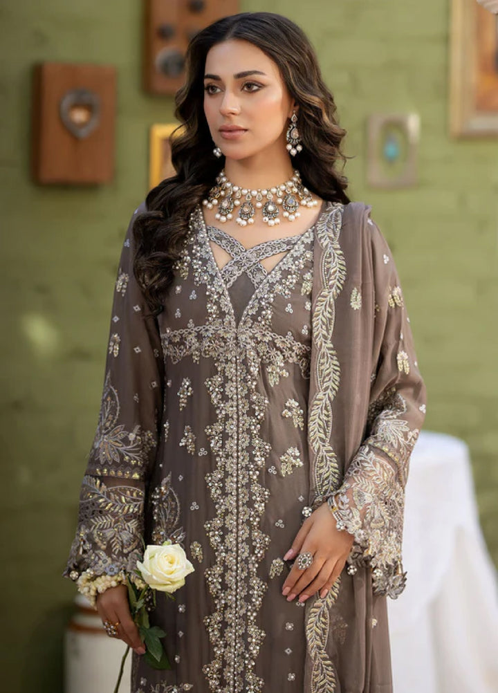Sahellian by Meerak Women Pret Luxury Chiffon 4 Piece Gulrukh - Formals Collection