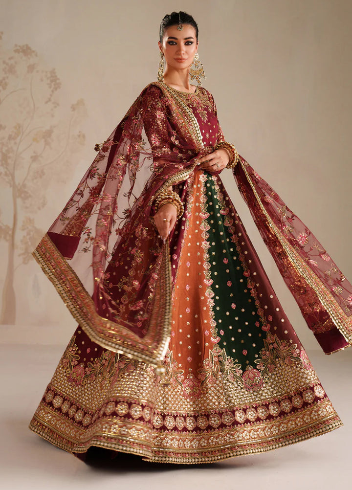 Chantelle by Baroque Unstitched Embroidered Raw Silk 3 Piece Suit BQ26UFC UF-4366 - Festive Collection