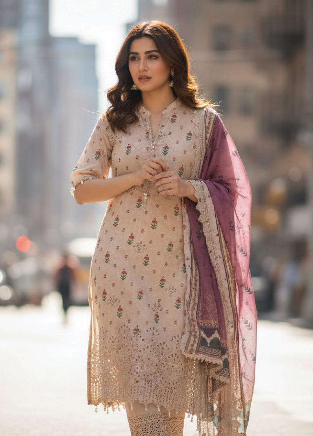 Salina by Regalia Textile Unstitched Embroidered Lawn 3 Piece Suit RG26EU D-2 - Summer Collection