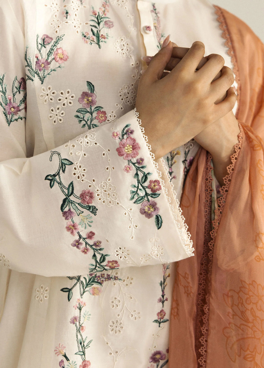 Coco by Zara Shahjahan Unstitched Embroidered Lawn 3 Piece Suit CZS26UCLP YURA-3A - Eid Collection