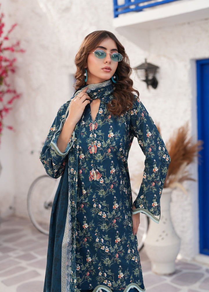 Salina by Regalia Textile Unstitched Printed Lawn 3 Piece Suit RG26PUIV D-5 - Summer Collection