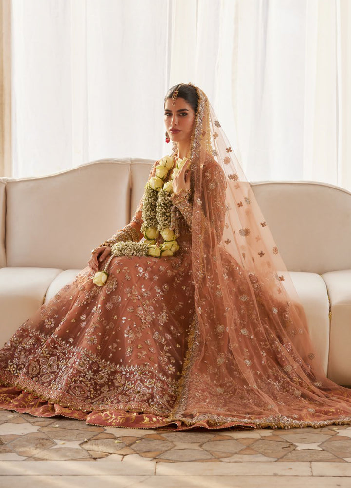 Zaha by Khadija Shah Gossamer Unstitched Embroidered Suits 3 Piece ZL25GF ZC25-08 - Festive Collection