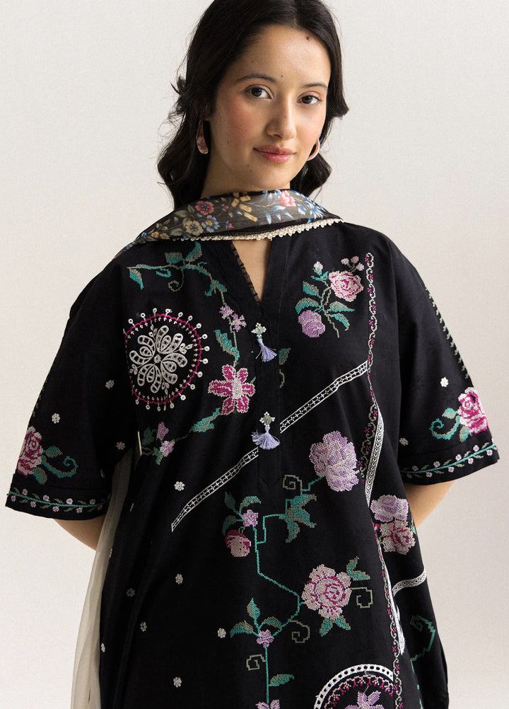 Coco by Zara Shahjahan Unstitched Embroidered Lawn 3 Piece Suit CZS26UCLP INES-6A - Eid Collection