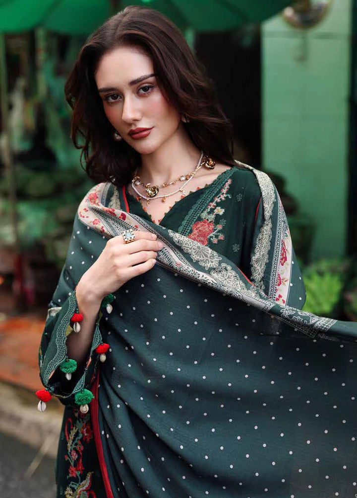 Poshima by Charizma Embroidered Peach Leather Suits Unstitched 3 Piece CZ25PW PSW5-04 - Winter Collection