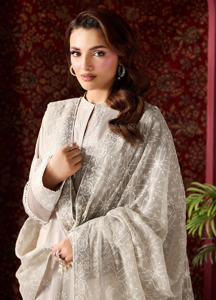 Alizeh Fashion Unstitched Embroidered Lawn 3 Piece Suit AF26ULE AF-EL-7060-SLATE - Summer Collection