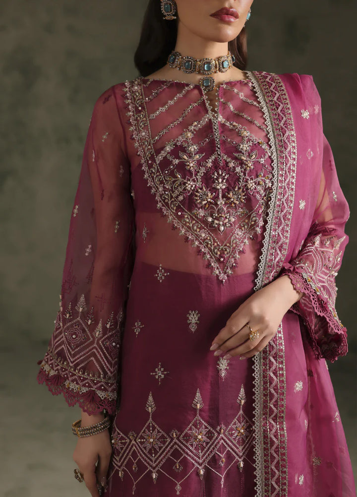 Esmeree by Imran Ramzan Embroidered Unstitched Organza 3 Piece Estrela De Amor - Formals Collection