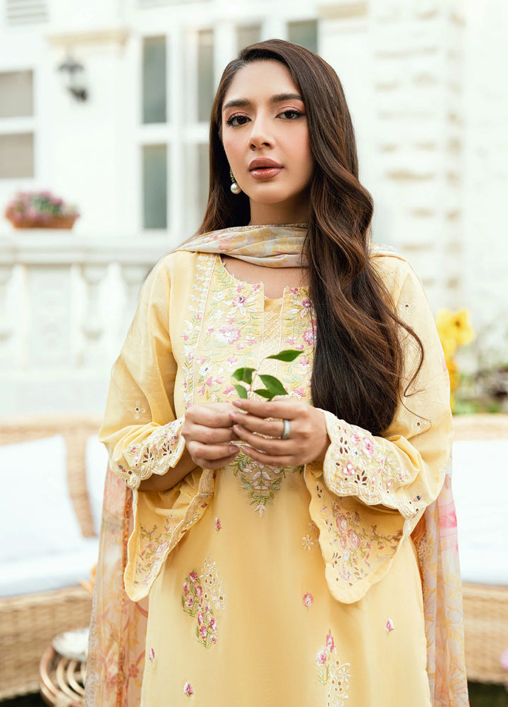 Lamhay by Dhanak Pret Swiss Voile 3 Piece DHN26PSV DC-2578 - Summer Collection