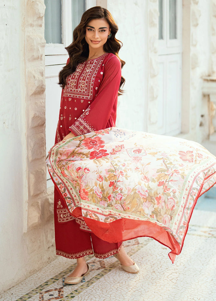Lamhay by Dhanak Pret Swiss Voile 3 Piece DHN26PSV DC-2579 - Summer Collection