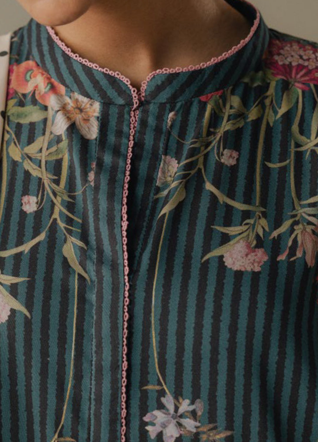 Coco by Zara Shahjahan Prints Unstitched Linen Suits 3 Piece CZS25PW Amber Days D-1B - Winter Collection